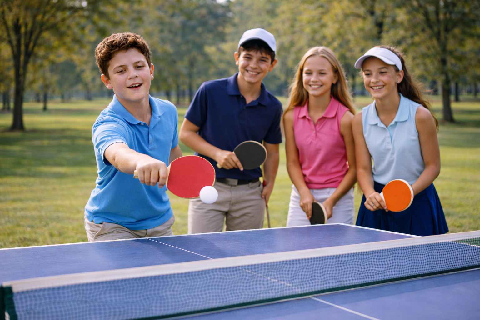 High school table tennis